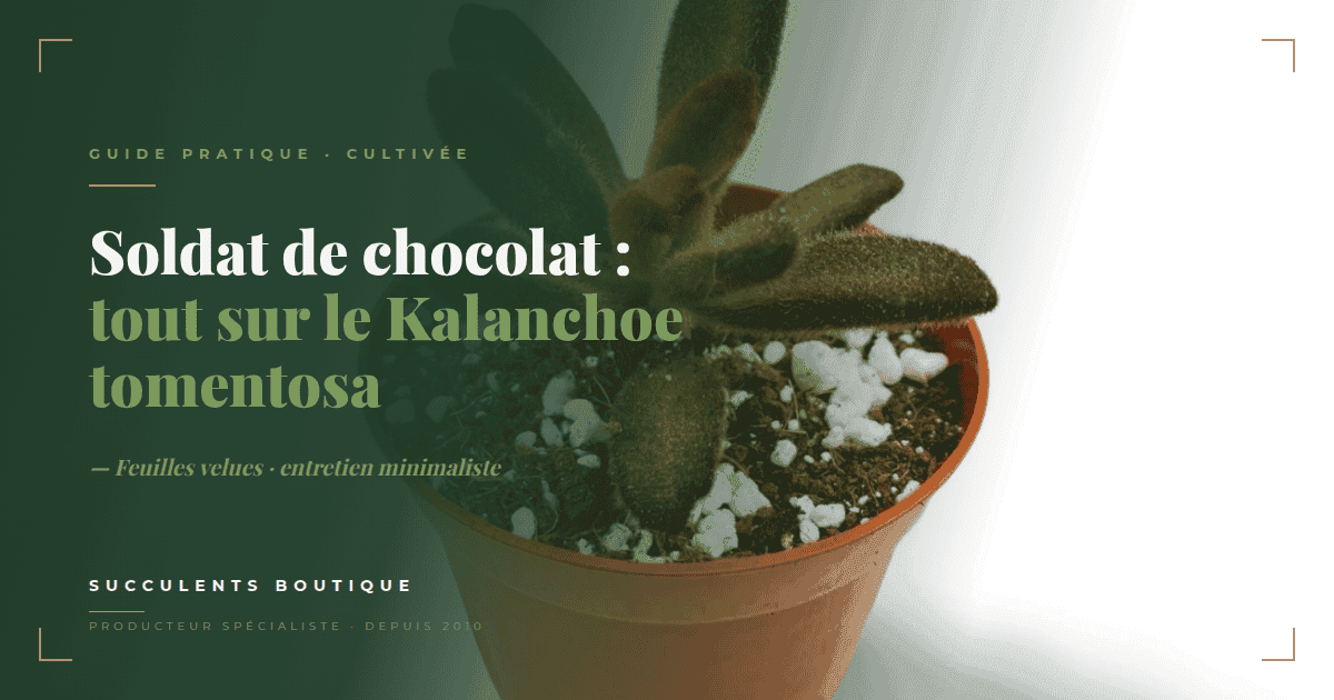Kalanchoe tomentosa : tout savoir sur le « soldat de chocolat »